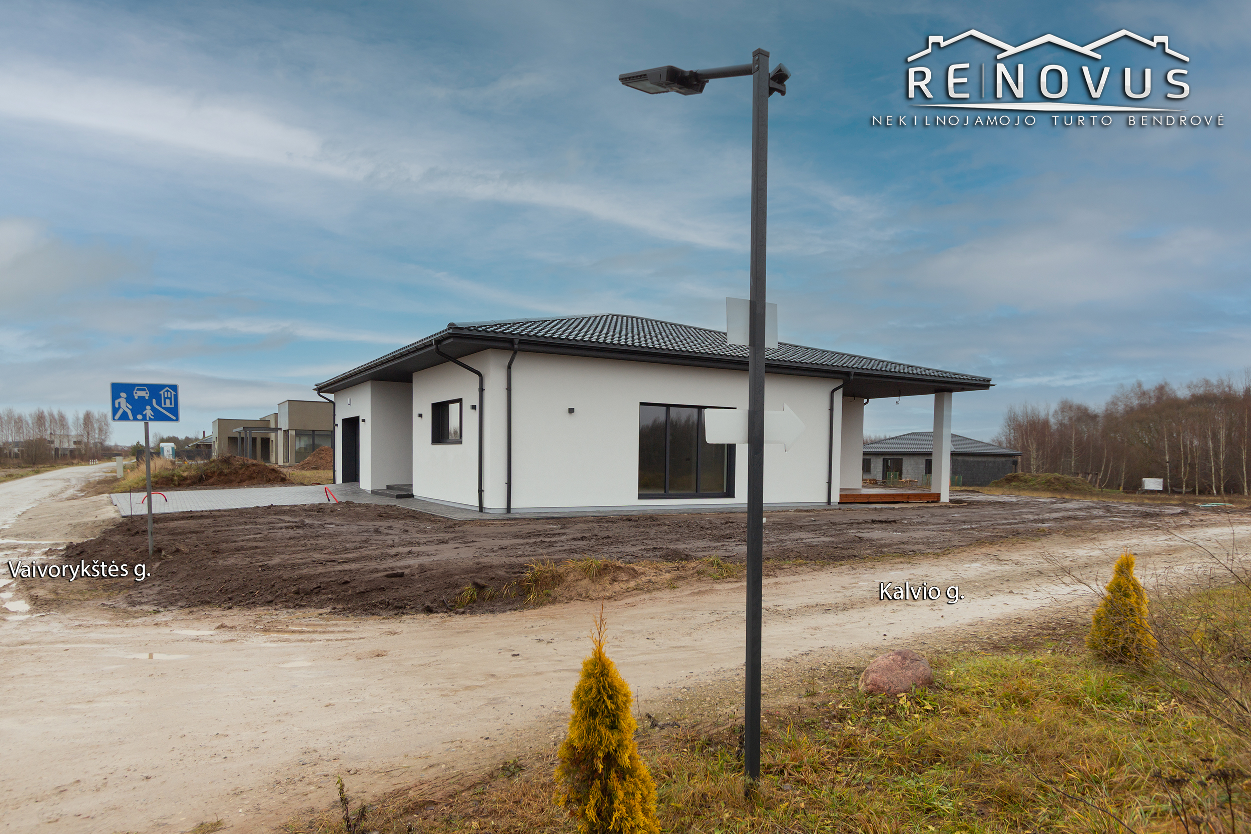 Parduodamas naujos statybos gyvenamasis namas su garažu Gegužiuose, Šiaulių raj.